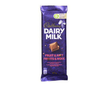 Cadbury Family Bar Fruit & Nut 100 Gr - 22592