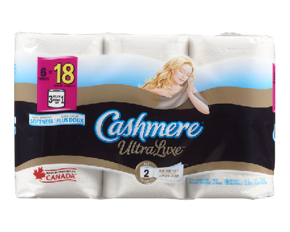 Cashmere Bath Tiss Ultr Luxe Triple 6 2Ply 6 Pk - 39358