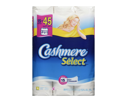 Cashmere Select Tr Roll 15 Pk - 39915