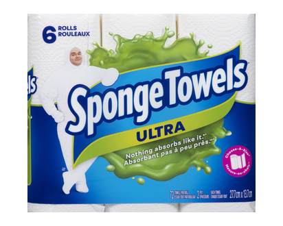 Spongetowels Ultra Choose A Size 6 Pk - 53606