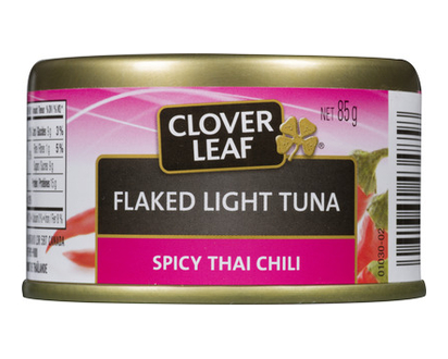 Clover Leaf Flaked Lght Tuna Spicy Thai 85 Gr - 43485