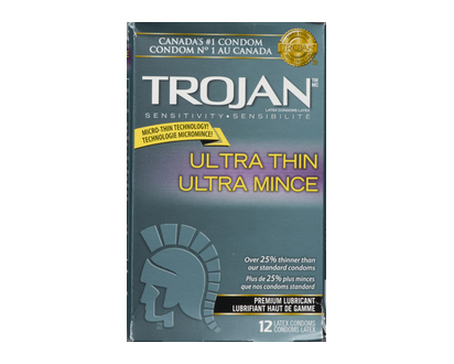 Trojan Ultra Thin Condoms 12 Pk - 92652