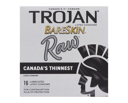 Trojan Bareskin Raw Condoms 16 Pk - 99202