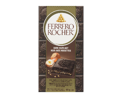 Ferrero Rocher Bar Dark Hazelnut 90 Gr - 00801