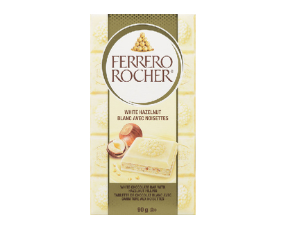 Ferrero Rocher Bar White Hazelnut 90 Gr - 00802