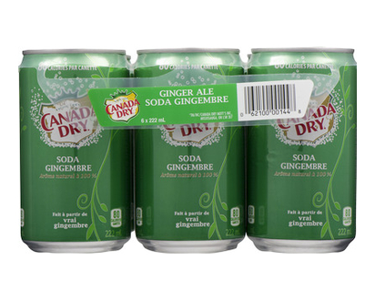 Canada Dry Gingerale 222Ml 6 Pk - 00144