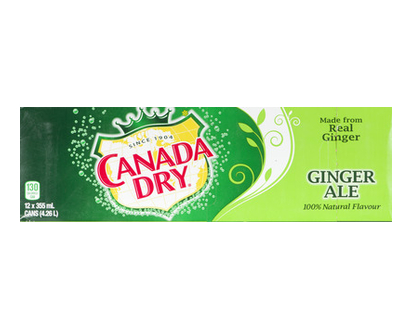 Canada Dry Ginger Ale Fridgemate 355Ml 12 Pk - 00893