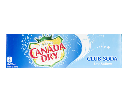 Canada Dry Club Soda Fridemate 355Ml 12 Pk - 00895