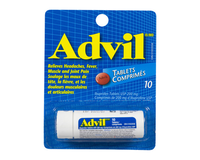 Advil Tablets Pocket Pack 10 Pk - 00401