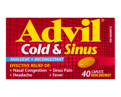 Advil Cold & Sinus Caplets 40 Pk - 00431