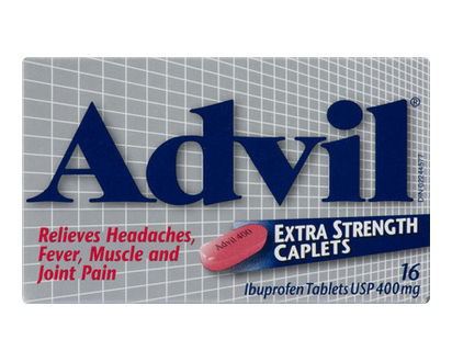 Advil Extra Strength 400Mg Caplets 16 Pk - 00462