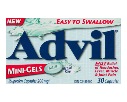 Advil Mini Gels 200Mg 30 Pk - 00484
