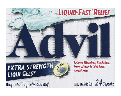 Advil Extra Strength 400Mg Liqui-Gels 24 Pk - 00502