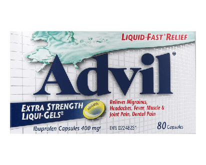 Advil Extra Strength 400Mg Liqui Gels 80 Pk - 00506