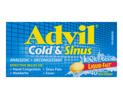Advil Cold & Sinus Liqui Gels 40 Pk - 00530