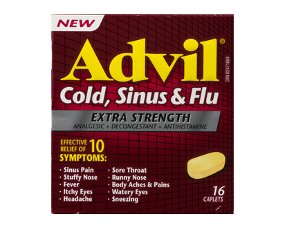 Advil Cold&Sinus & Flu Extra Strngth 16 Pk - 00557