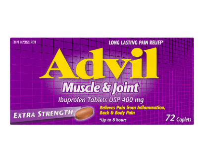 Advil Muscle & Joint Pain Caplets 72 Pk - 00710