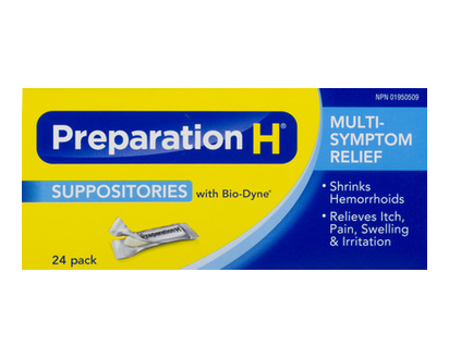Preparation H Suppositories 24 Pk - 05526