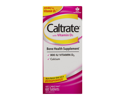 Caltrate + Vitamin D Tablets 60 Pk - 05530