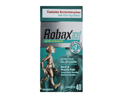 Robaxacet Extra Strength Caplets 40 Pk - 39210