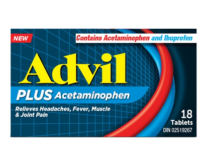 Advil Plus Acetaminophen Tab 18 Pk - 51394