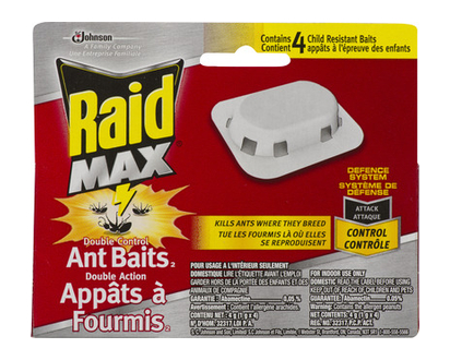 Raid Max Double Control Ant Baits 4 Pk - 71894