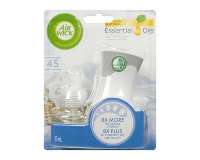 Airwick Scented Oil Kit Crisp Linen 1 Un - 80563