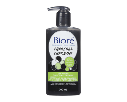 Biore Deep Pore Charcoal Cleanser 200 Ml - 19598