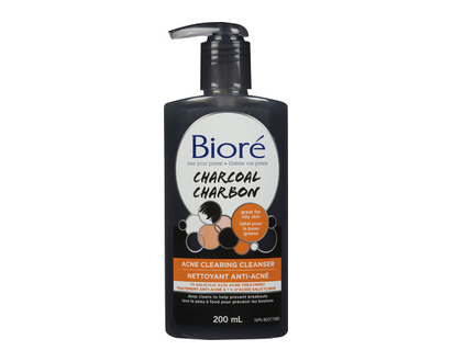 Biore Charcoal Acne Cleanser 200 Ml - 24651