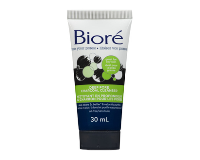 Biore Deep Pore Charcoal Cleanser Mini 30 Ml - 24855
