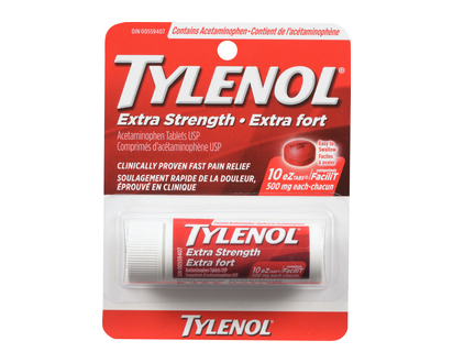 Tylenol Xtr Str 500Mg Tablets Blister Pack 10 Pk - 14111