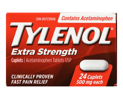 Tylenol Extra Strength 500Mg Caplets 24 Pk - 14250