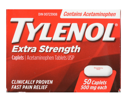 Tylenol Extra Strength 500Mg Caplets 50 Pk - 14251