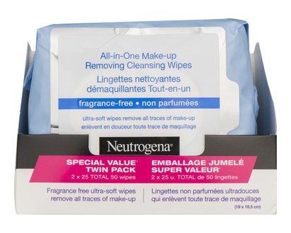 Neutrogena Fragrance Free Wipes Twin Pack 2 Pk - 23070