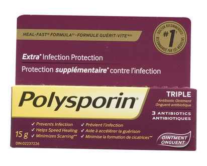 Polysporin Triple Antibiotic Oint 15 Gr - 25222