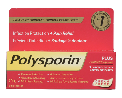 Polysporin Plus Pain Relief Cr 15 Gr - 25225