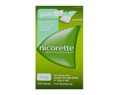Nicorette Gum 2Mg Spearmint 105 Pk - 31999