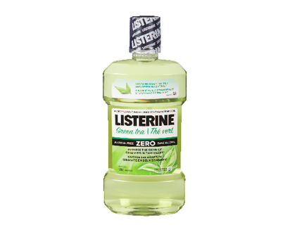 Listerine Mouthwash Green Tea Zero 1 Lt - 34982
