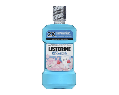 Listerine Smart Rinse Moutwash Bubblegum 500 Ml - 39329