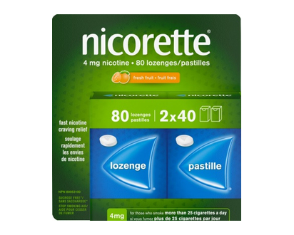 Nicorette Loz Fruit 4Mg 80 Pk - 63609
