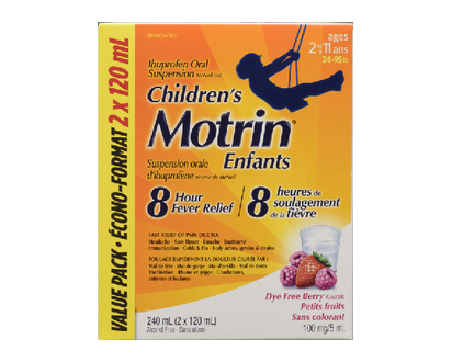 Motrin Child Dye Free Berry 240 Ml - 91848