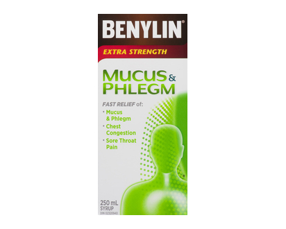 Benylin Xtr Str Mucus & Phlegm Relief Syr 250 Ml - 94501