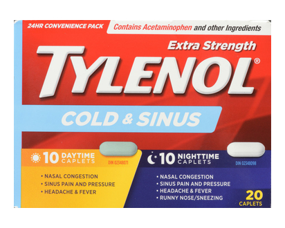 Tylenol Cold & Sinus Combo 20 Pk - 95306