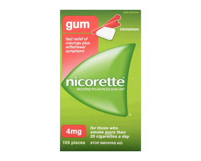 Nicorette Gum 4Mg Cinnamon 105 Pk - 95985