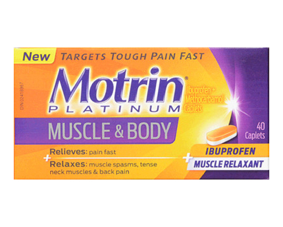 Motrin Platinum Muscle Body Pain Tabs 40 Pk - 96011
