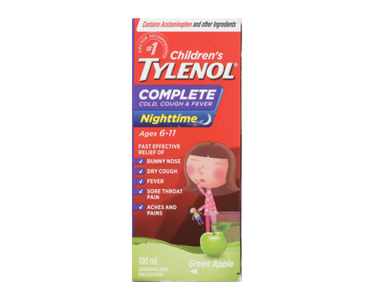 Tylenol Compl Child Cold Cough&Fever Nt 100 Ml - 96100