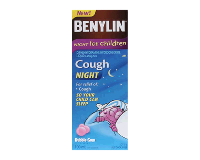 Benylin Child Cough Night Bubble Gum 100 Ml - 96170
