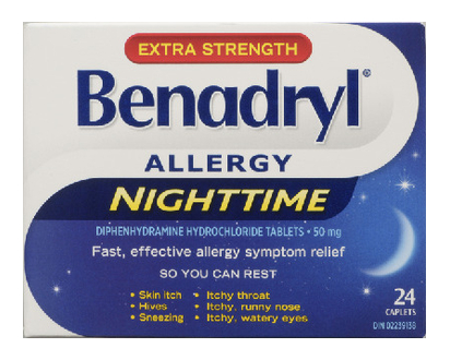 Benadryl Allergy Nighttime 50Mg 24 Pk - 96184