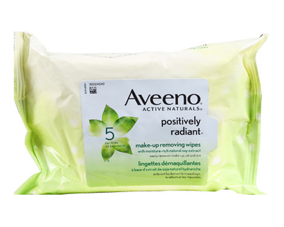 Aveeno Positively Radiant Wipes 25 Pk - 96229