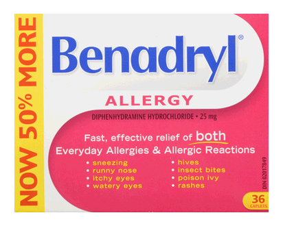 Benadryl Caplets 25Mg 36 Pk - 96363
